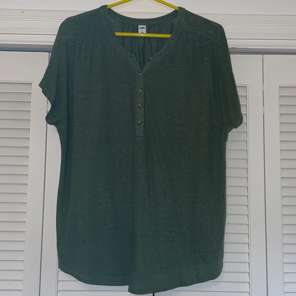 Olive green T-shirt